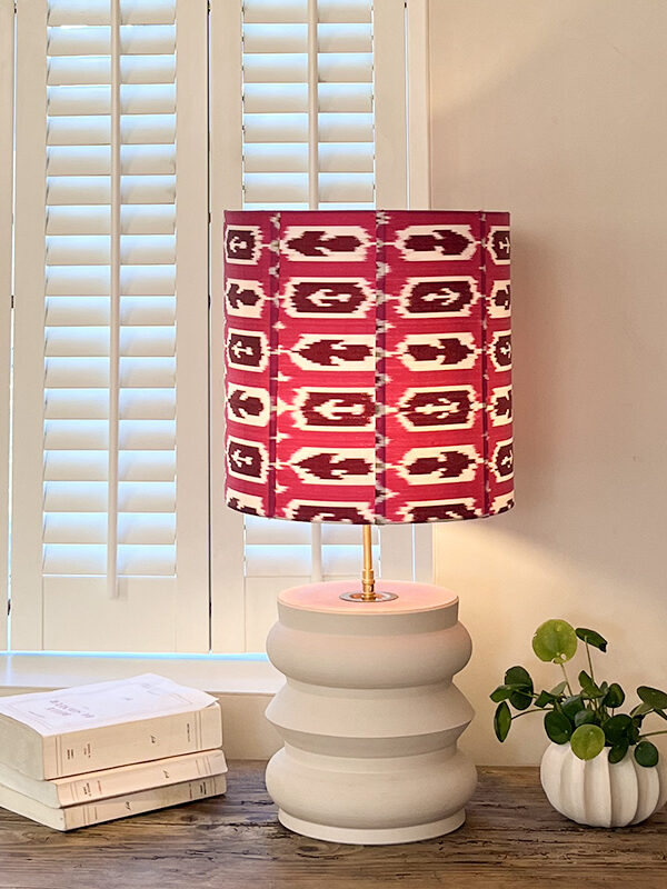 Lampe à poser en Ikat