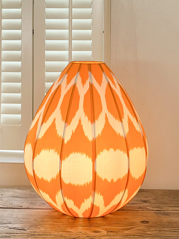 Lampe à poser orange POP- Lanterne