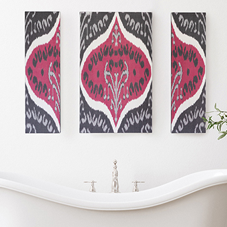 Tableau en ikat