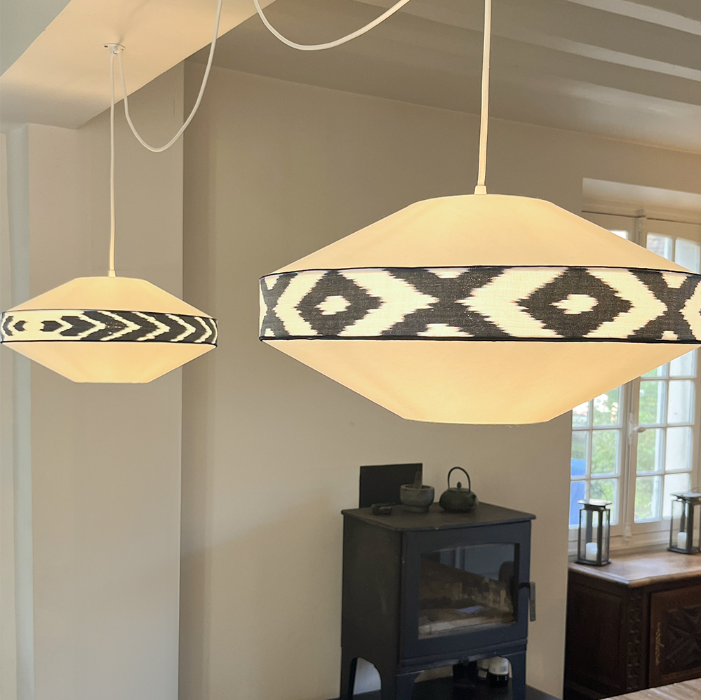 Suspension luminaire dans une cuisine